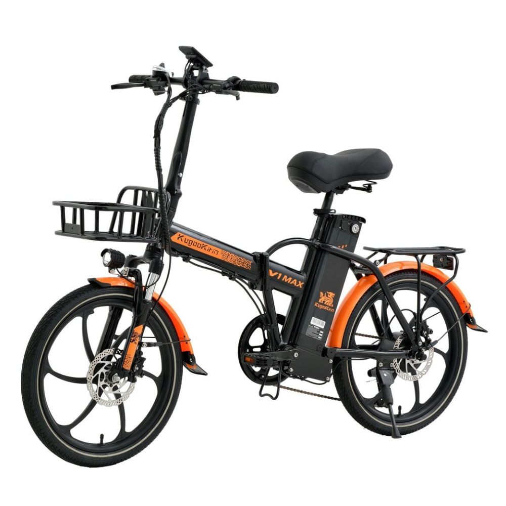 Электровелосипед Kugoo Kirin V1 Max 350W — складной городской велосипед