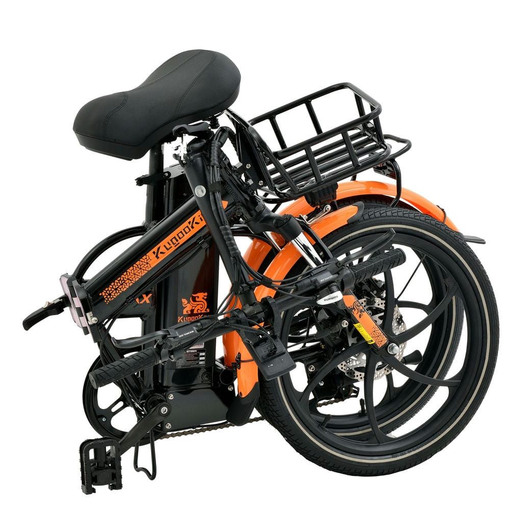 Электровелосипед Kugoo Kirin V1 Max 350W — складной городской велосипед — фото 4