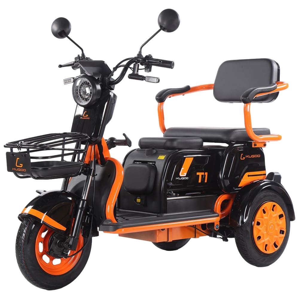 Электроскутер Kugoo T1 — трёхколёсный с увеличенным запасом хода